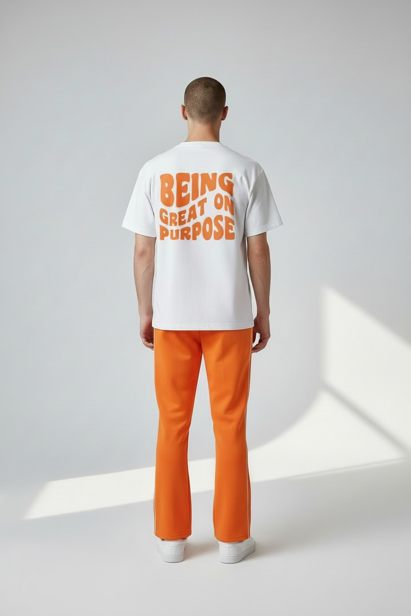 Being Great On Purpose Heavyweight Tee (Orange)