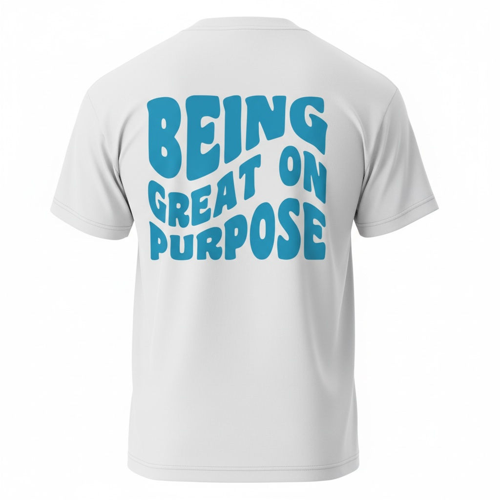 Being Great On Purpose Heavyweight Tee (Turquoise)