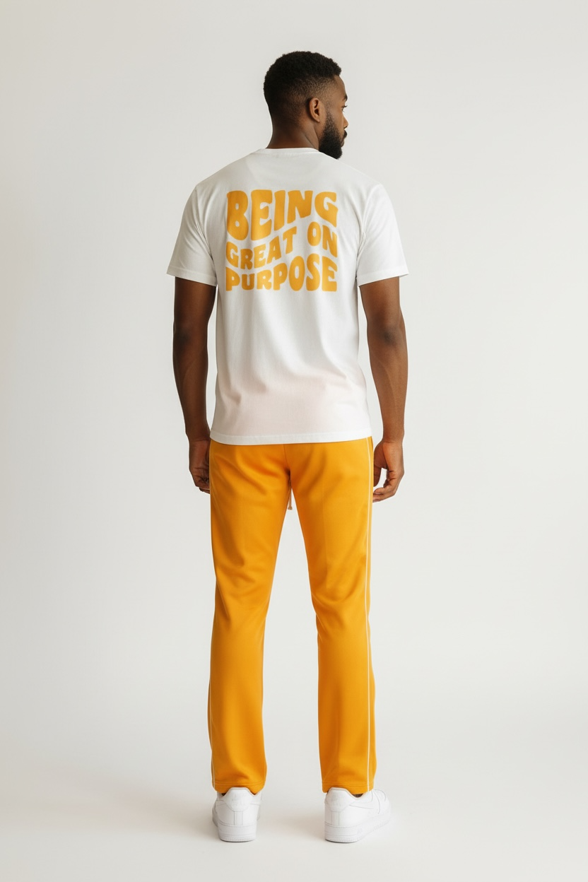 Being Great On Purpose Heavyweight Tee (Yellow)