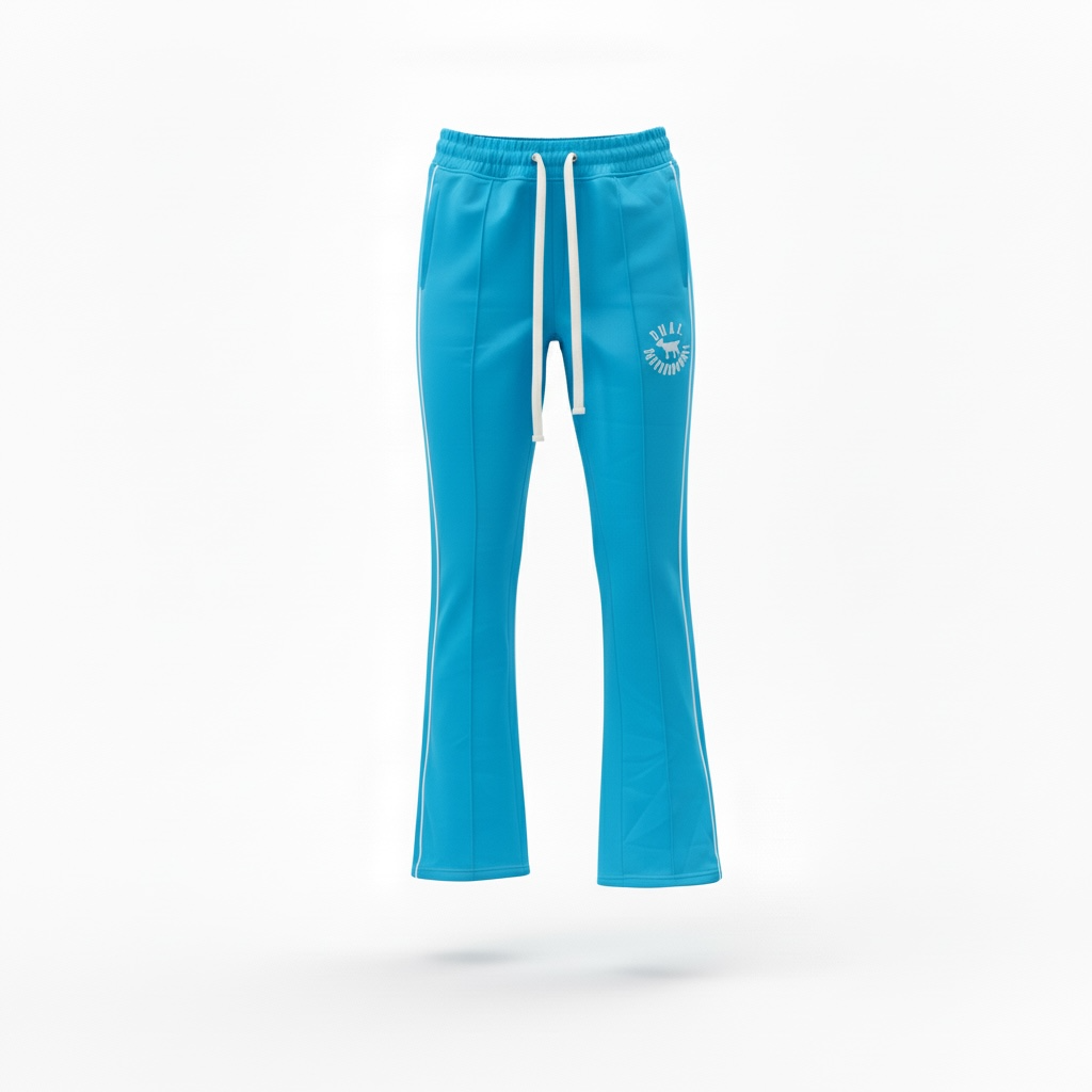 Stack Track Pant (Turquoise)