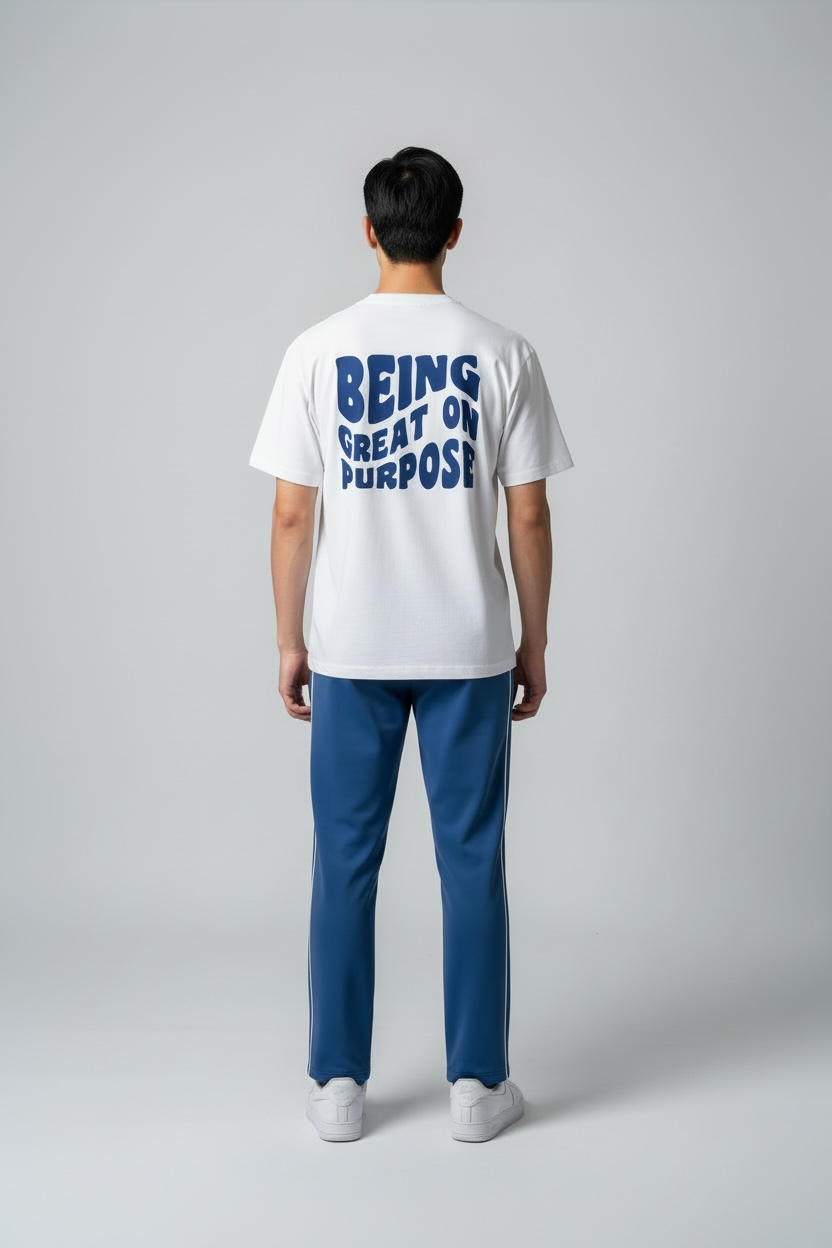 Being Great On Purpose Heavyweight Tee (Royal Blue)