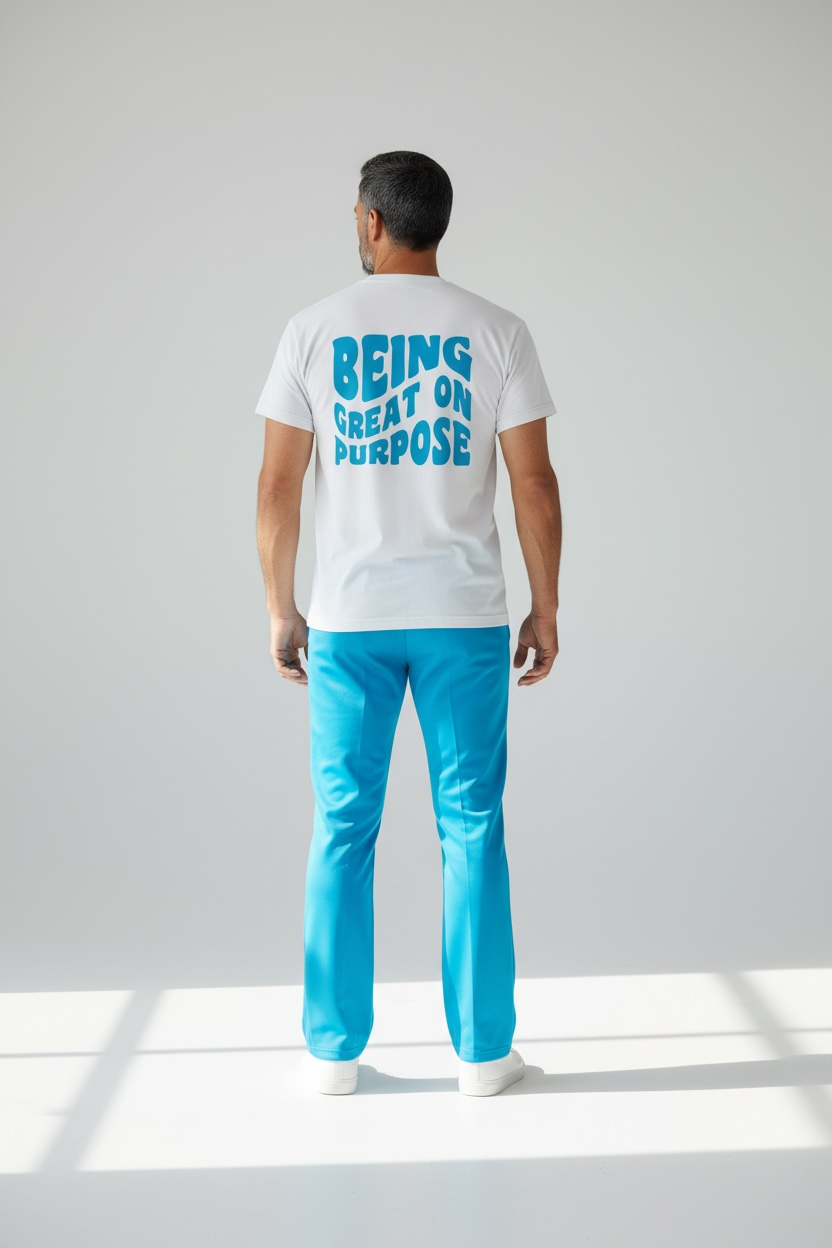 Being Great On Purpose Heavyweight Tee (Turquoise)